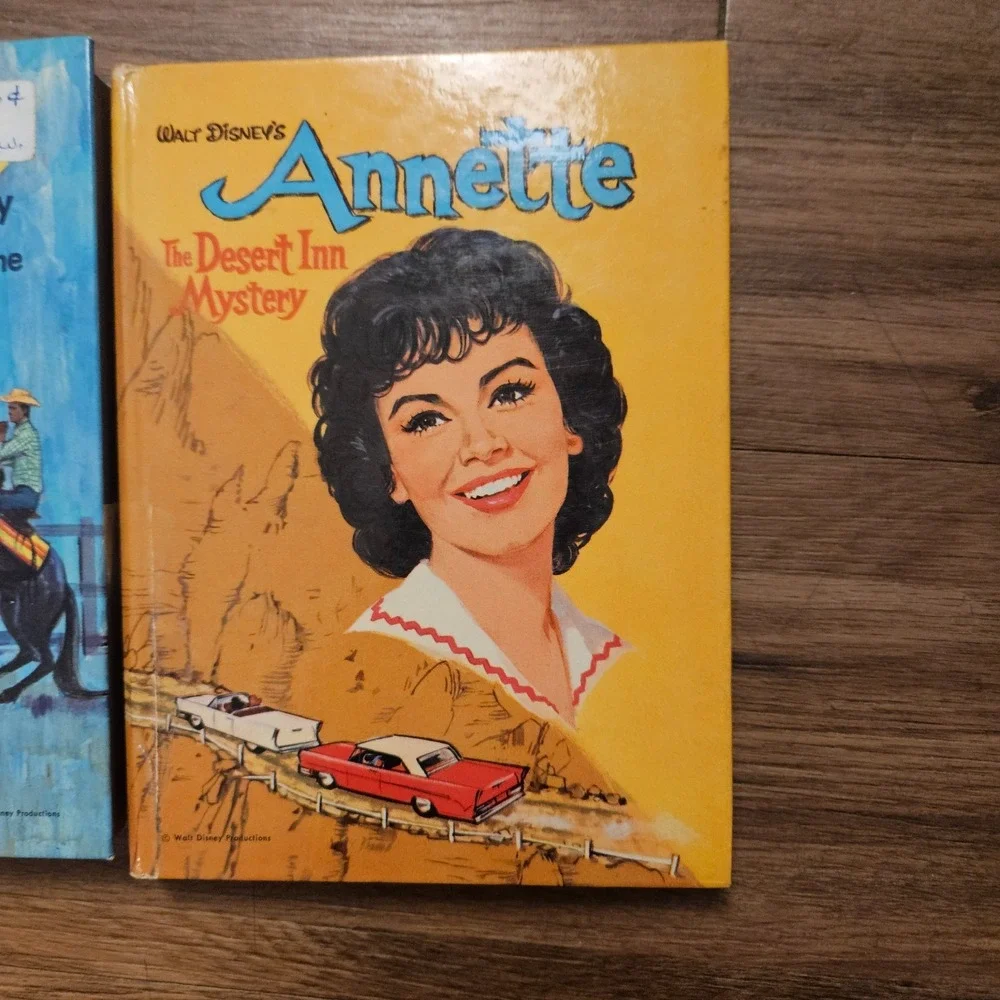 Lot of‎ 2 Vintage 1960s Walt Disney's Annette Mystery Book - The Desert Inn HB